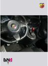 Abarth 695 Style Schaltknauf rot DNA Racing
