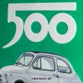 Fiat 500 Italian Blechschild 15x20cm Original Merchandising