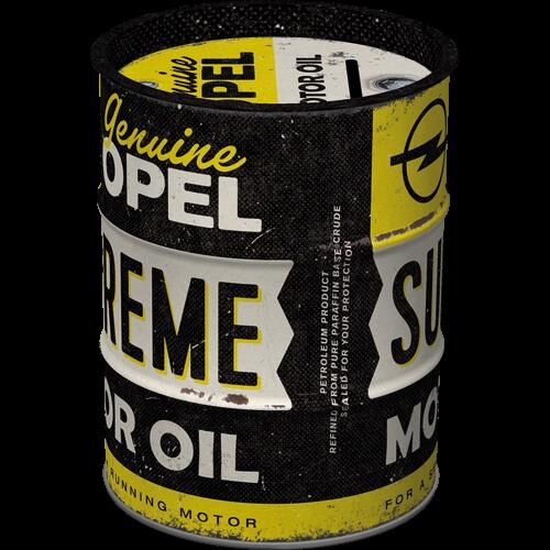 Opel Supreme Oil Spardose Original Merchandising
