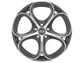 Alfa Romeo Giulia 82 Alufelge 9x18 ET34 Matt Gun Metal Full Polished