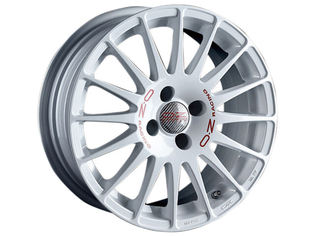 SUPERTURISMO WRC Alufelge 7x16 ET25 Race White Red Lettering
