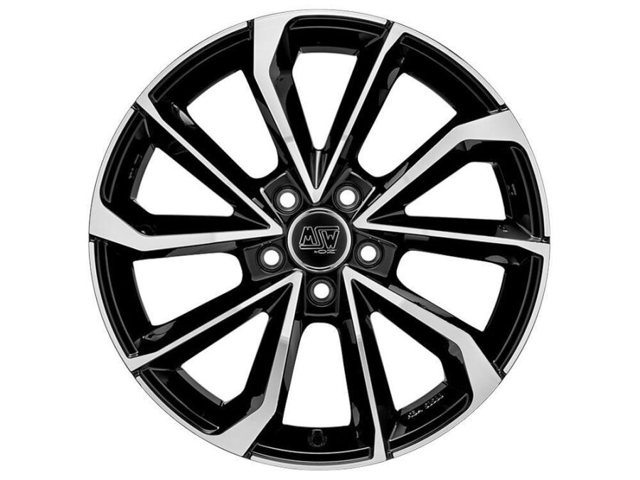 42 Alufelge 8x19 ET45 Gloss Black Full Polished