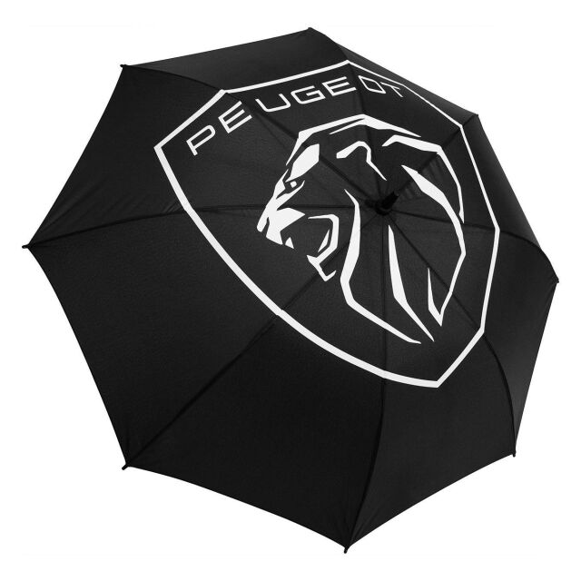 Peugeot Schirm schwarz Logo Original Merchandising