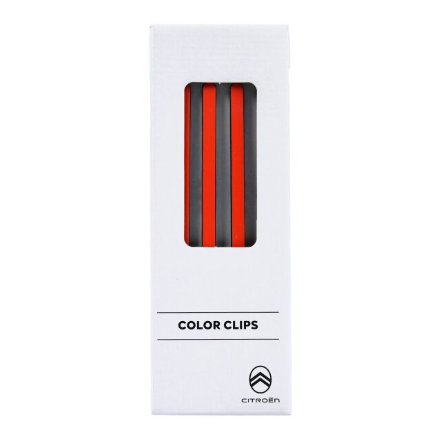 Citroen C3 C5 Aircross und C4 Color Clips rot 4...