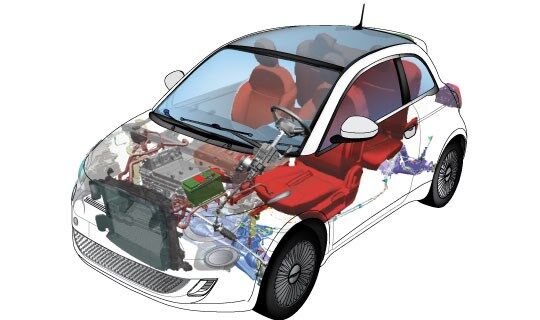 Abarth 500e Originalersatzteile