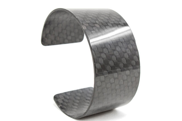 Armband breit Carbon