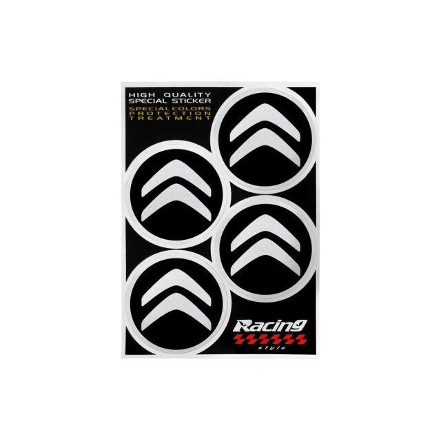 Citroen Sporting Tabs Aufkleber Felgen 48mm Original...