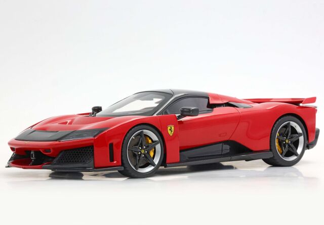 Ferrari F80 Rosso Corsa schwarzes Dach gelbe...
