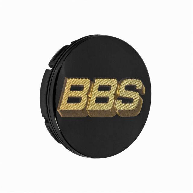 Unlimited Felgen Nabendeckel 3D Rotation schwarz Logo gold 56mm