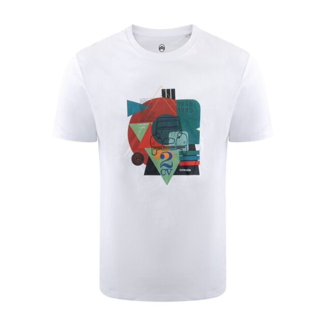Citroen 2CV T-Shirt weiß Original Merchandising
